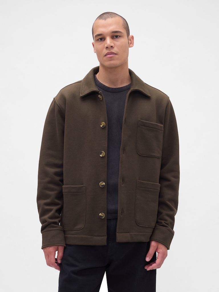 French Terry Chore Jacket