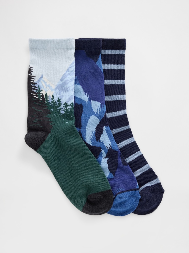 Kids Crew Socks (3-Pack)