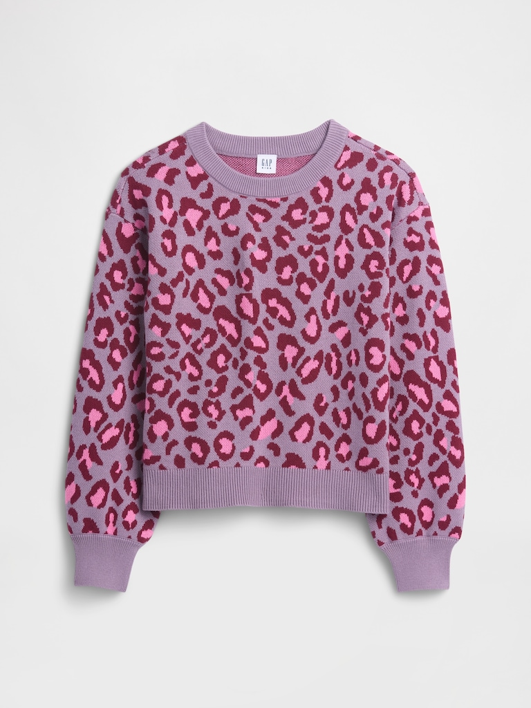 Kids Relaxed Intarsia Sweater