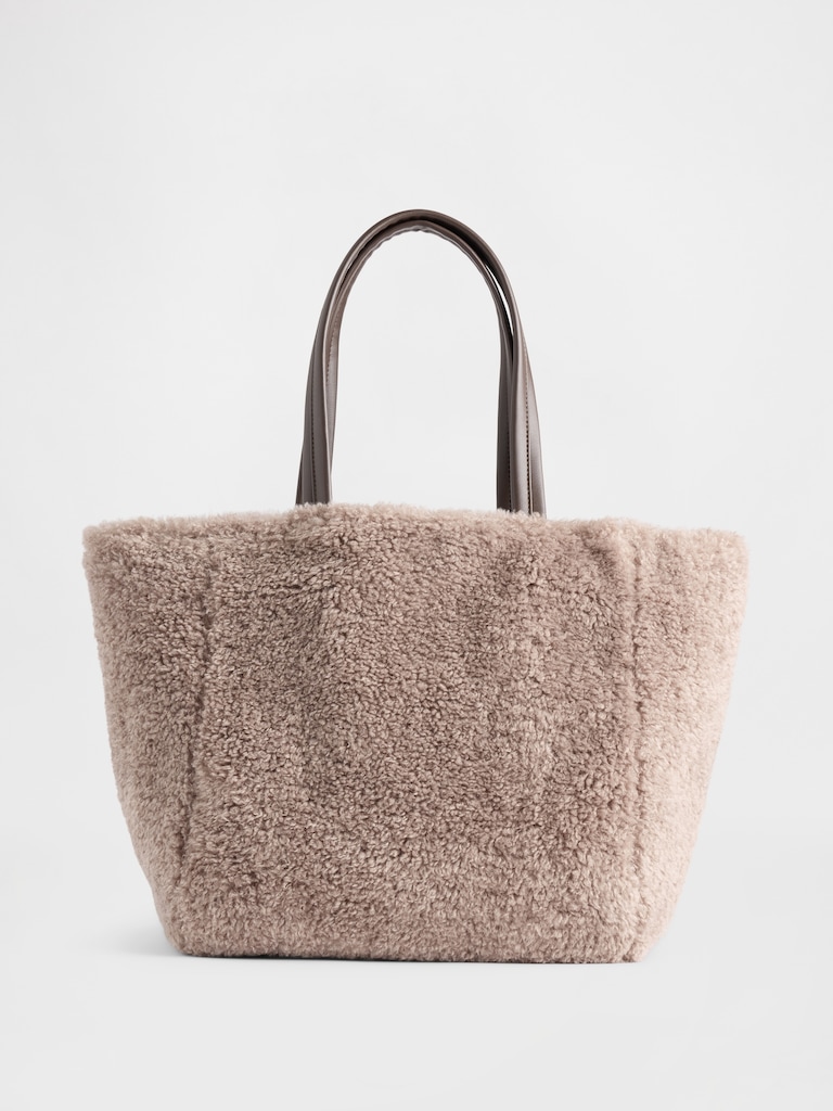 Faux-Fur Tote Bag