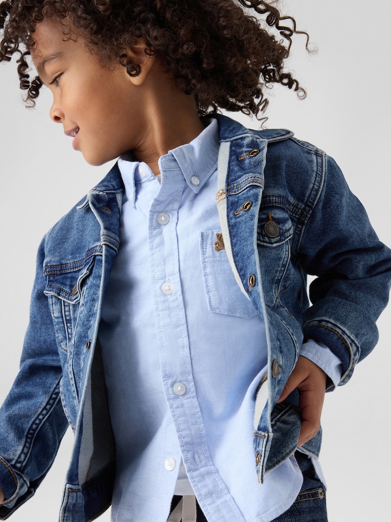babyGap Sweatshirt Icon Denim Jacket