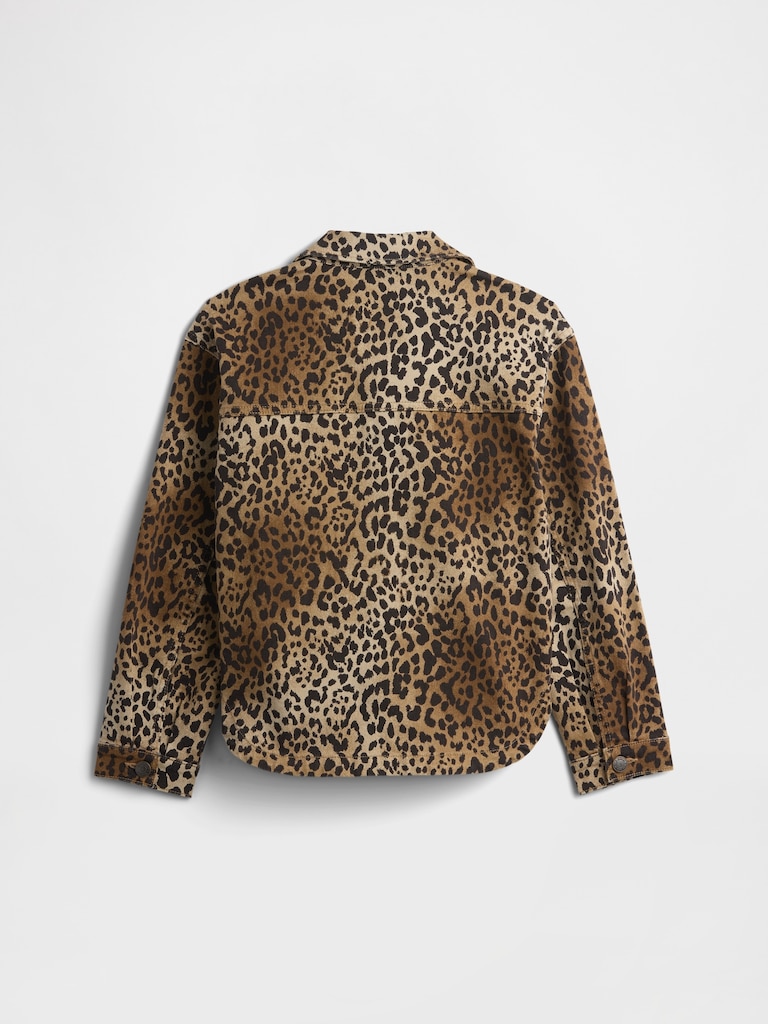 Kids Relaxed Denim Shirt Jacket