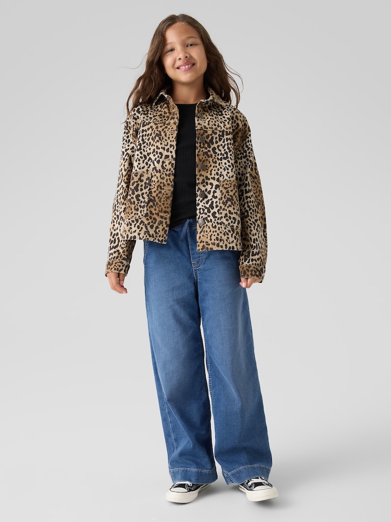 Kids Relaxed Denim Shirt Jacket