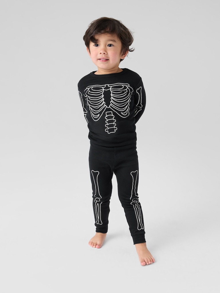 Kids & babyGap 100% Organic Cotton Glow-in-the-Dark PJ Set