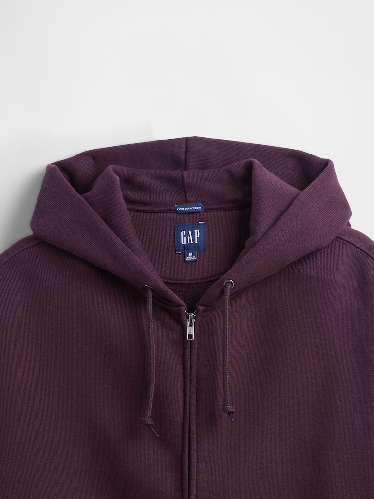 Extra Heavyweight French Terry Zip Hoodie