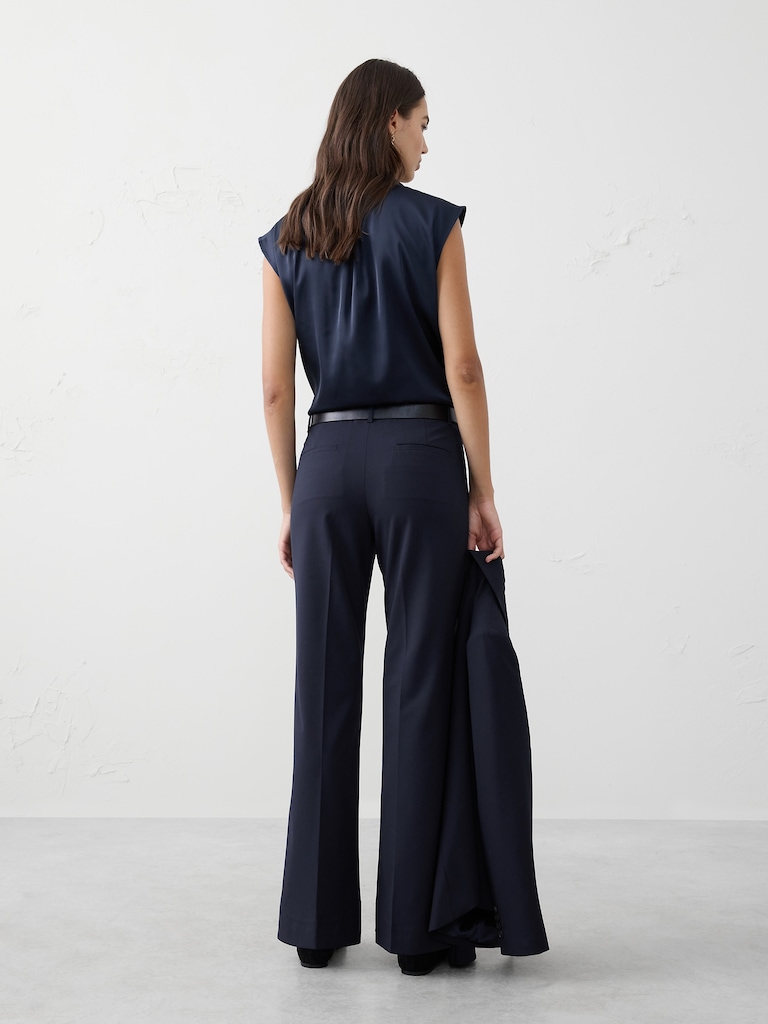 DROPPED Bootcut High-Rise Sculpted Trouser