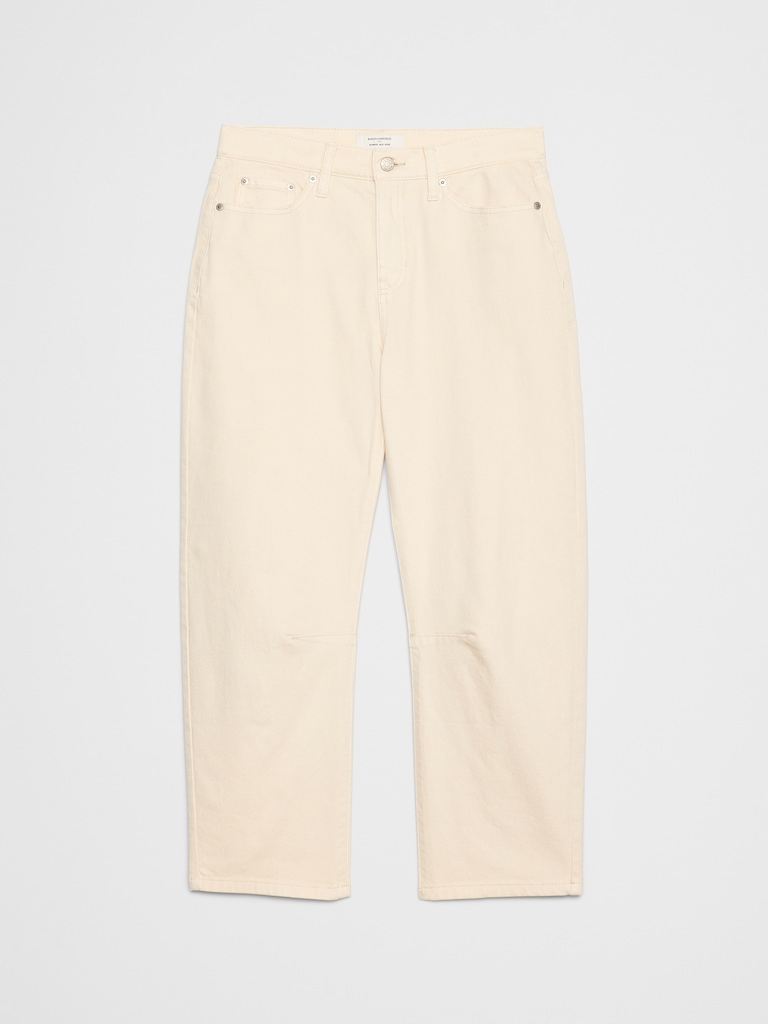 Barrel Mid-Rise Jean