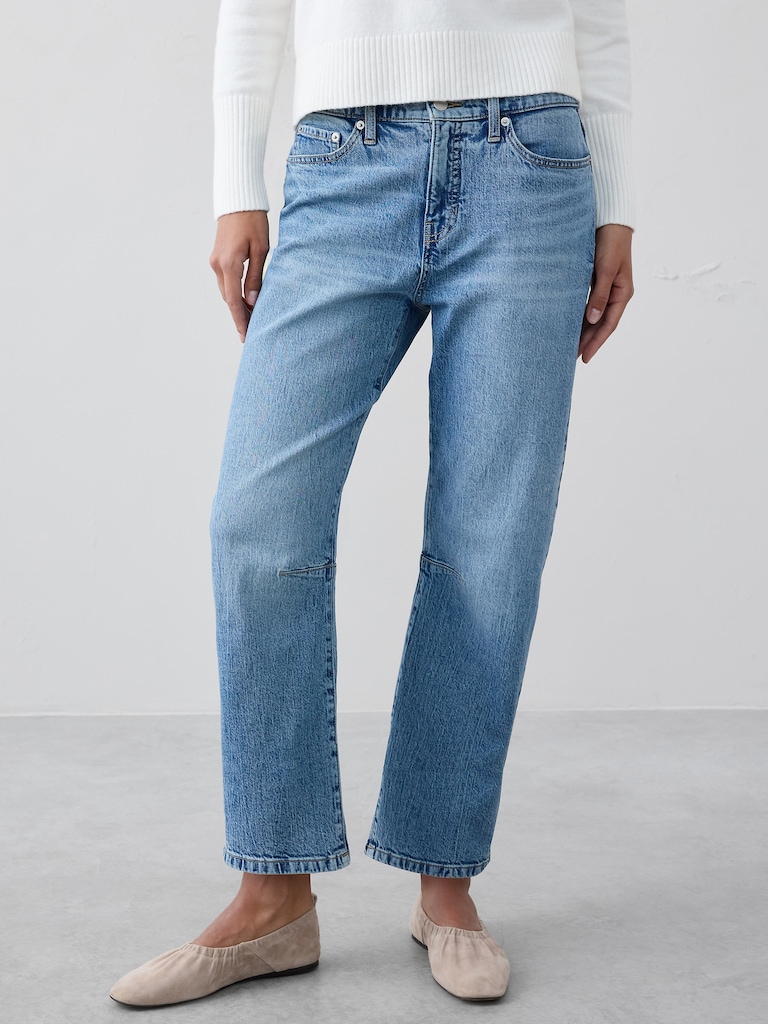 Barrel Mid-Rise Jean