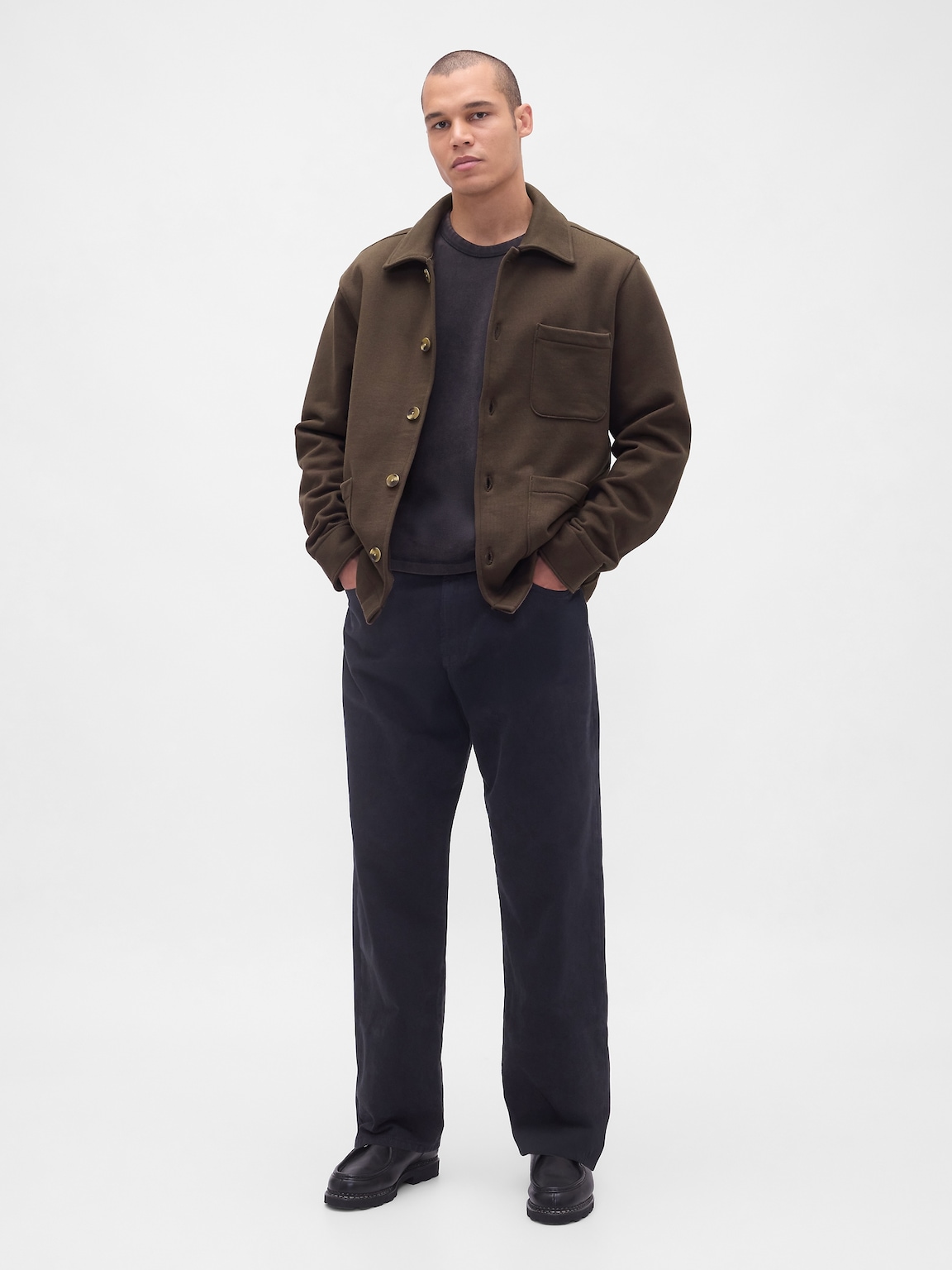 French Terry Chore Jacket