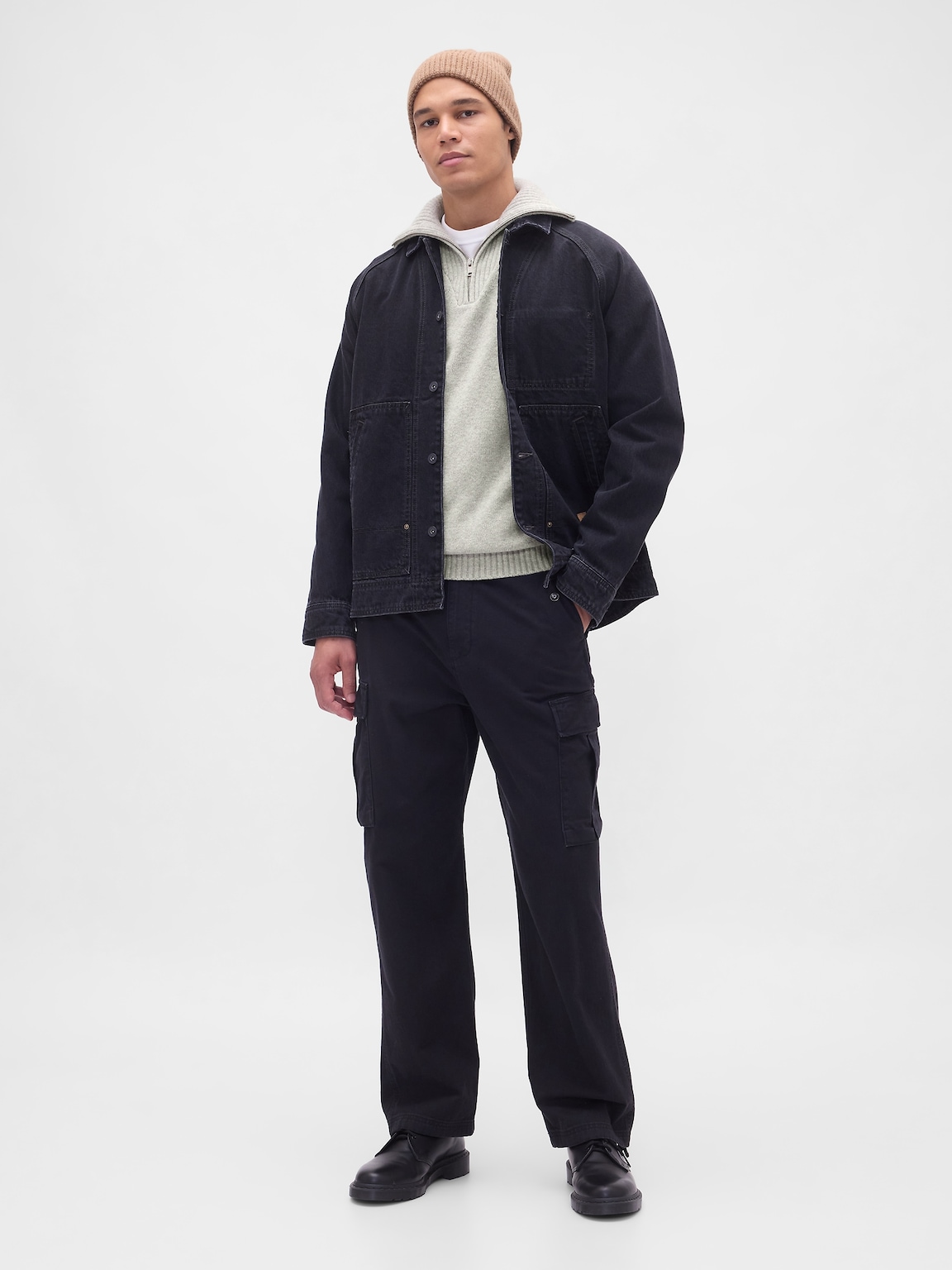 CashSoft Quarter-Zip Pullover Sweater