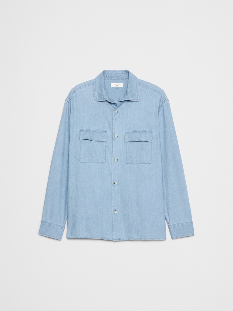 Relaxed-Fit Denim Overshirt