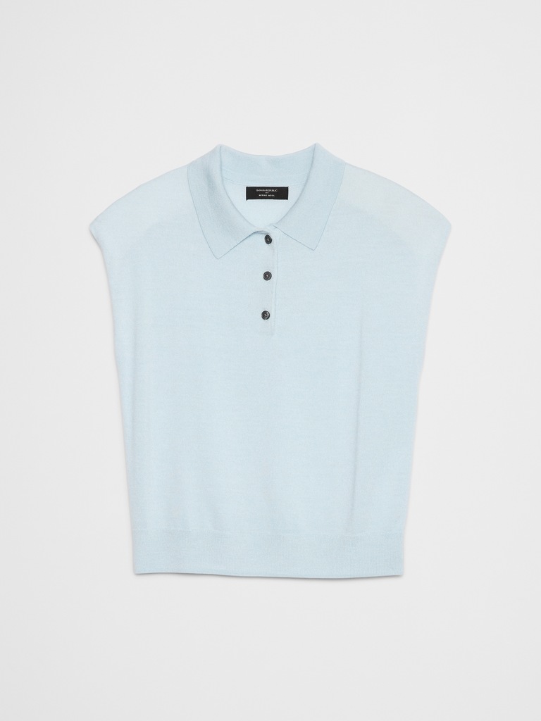 Merino Wool Sweater Polo