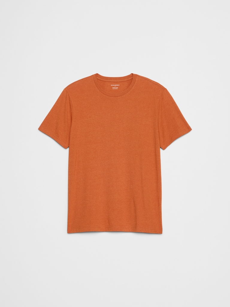Standard-Fit Premium Wash Crew-Neck T-Shirt