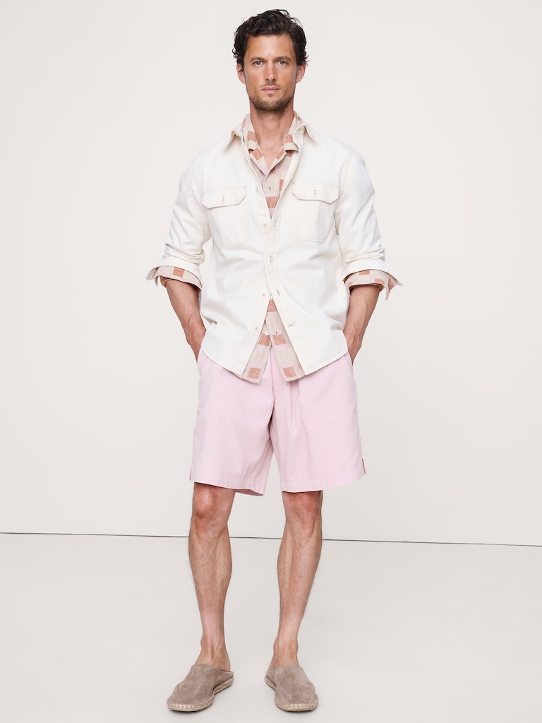 9.5" Loose Corduroy Pull-On Short