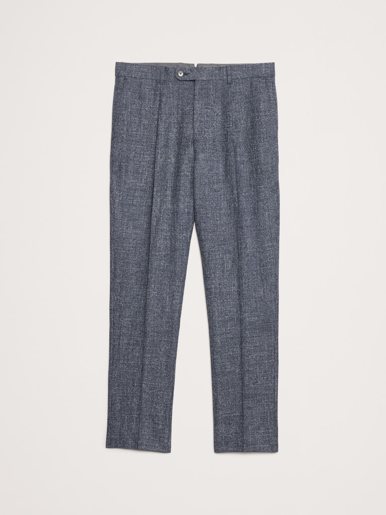 Italian Cotton-Wool Tweed Suit Pant