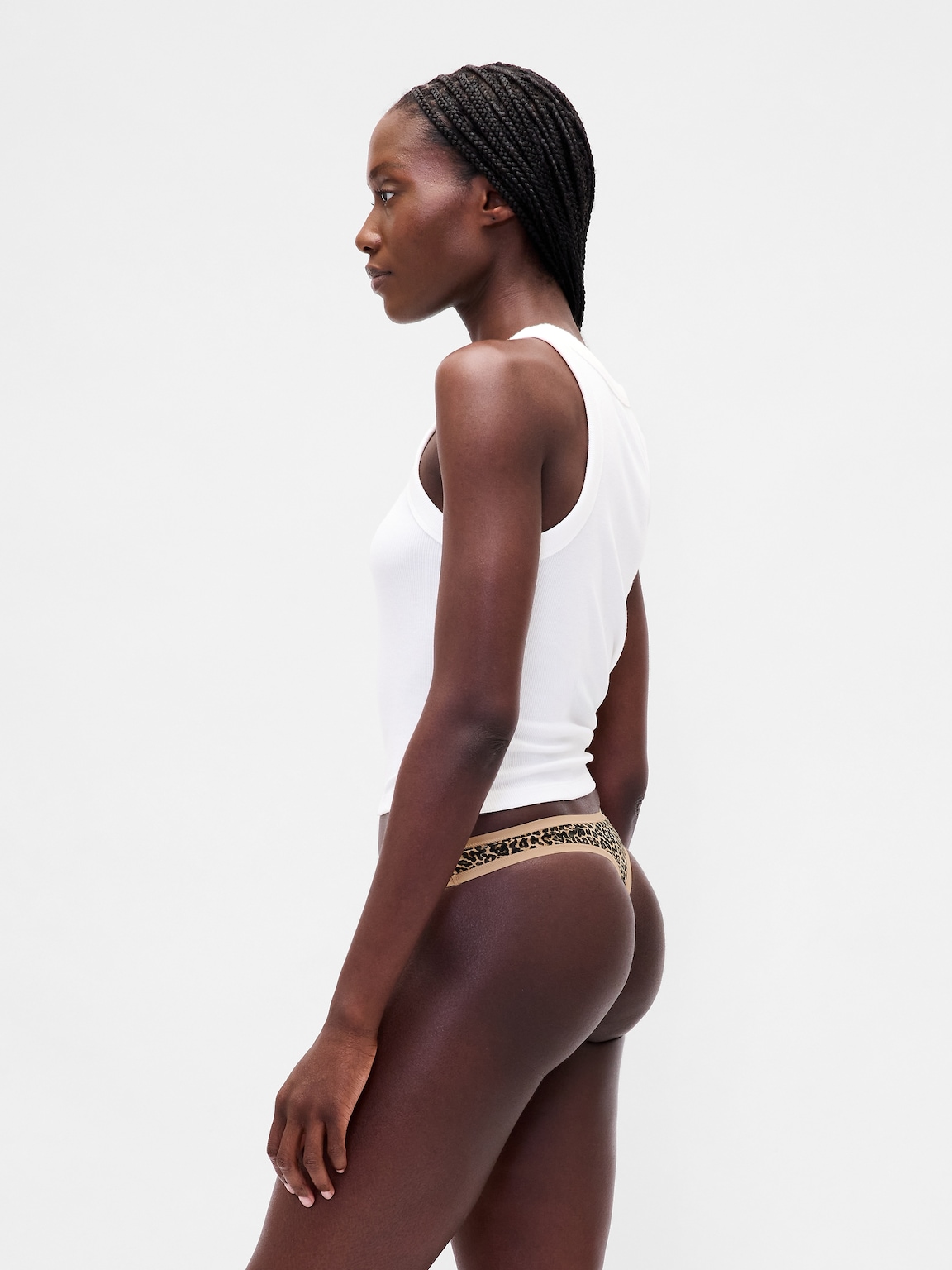 Organic Stretch Cotton Thong