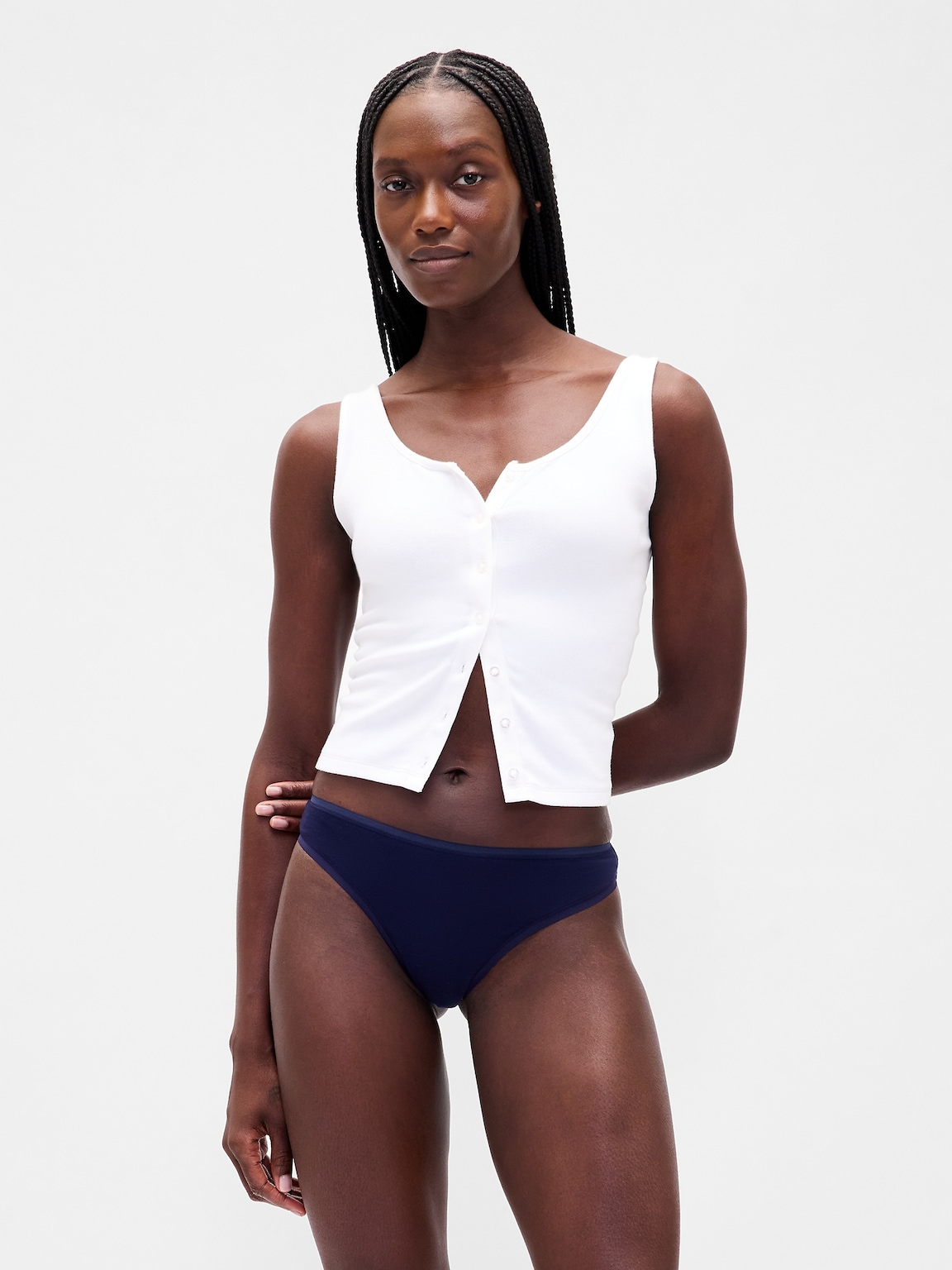 Organic Stretch Cotton Thong