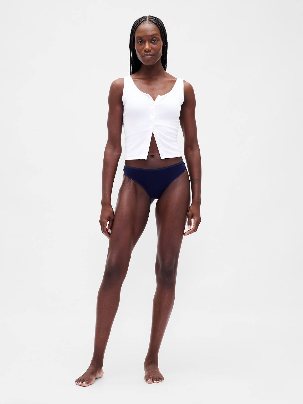 Organic Stretch Cotton Thong