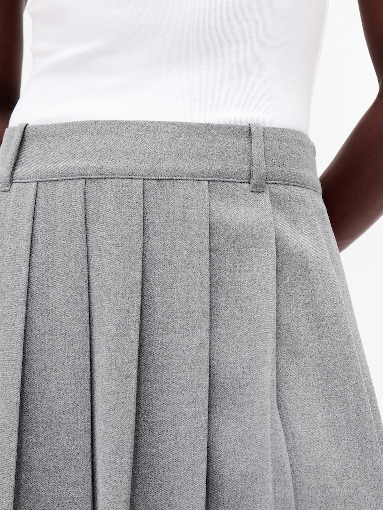 Pleated Mini Skort