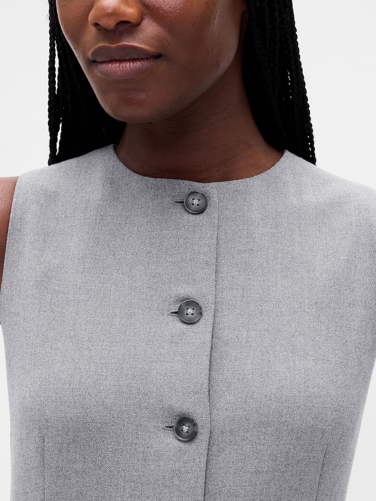 High-Neck Vest