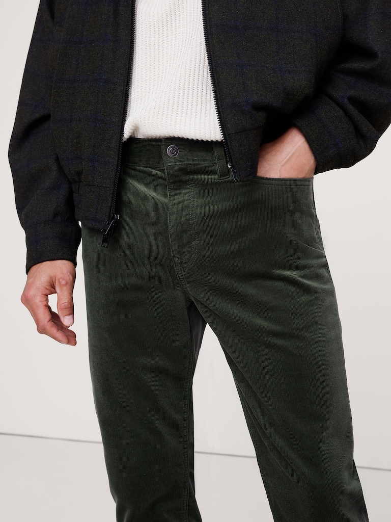 Slim Stretch-Corduroy Traveler Pant