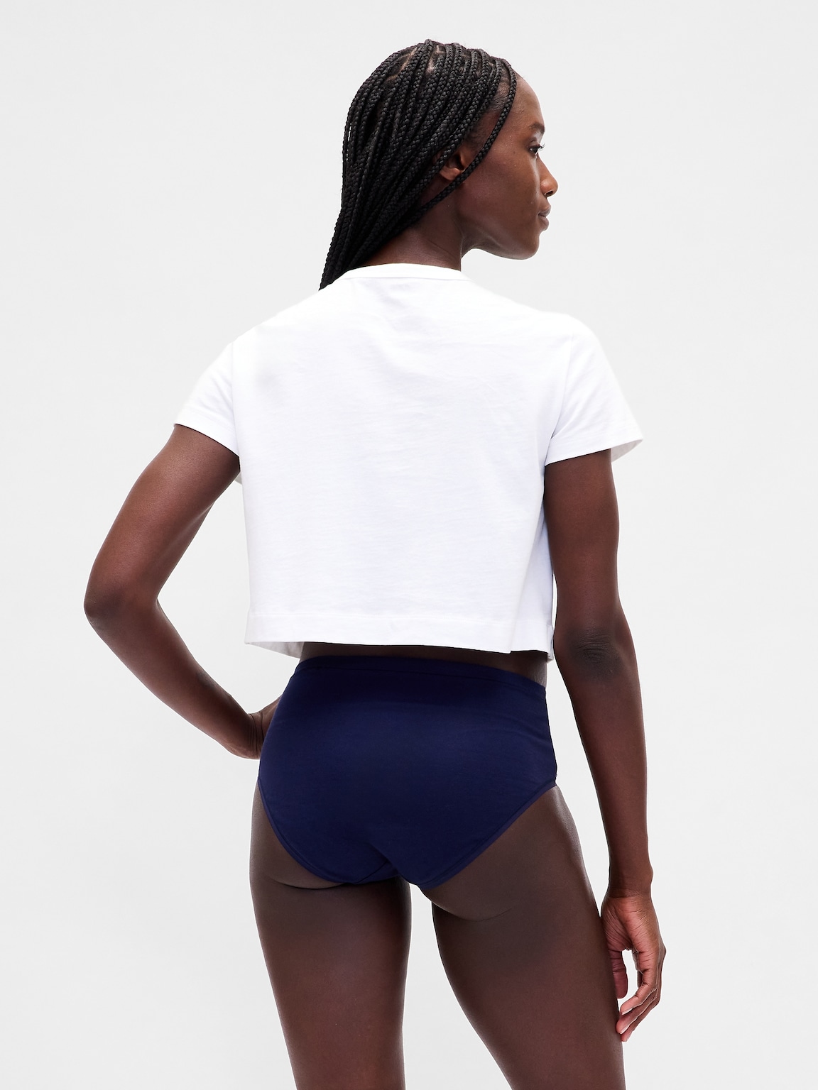 Organic Stretch Cotton High Rise Bikini