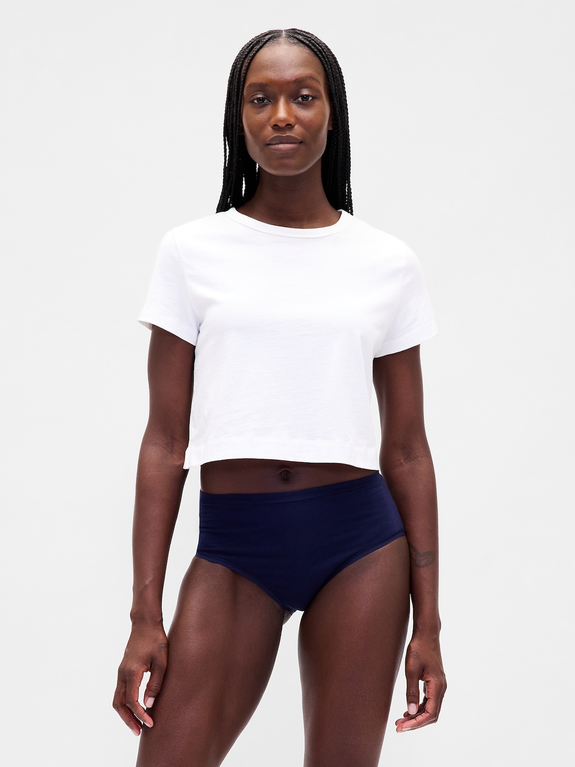 Organic Stretch Cotton High Rise Bikini