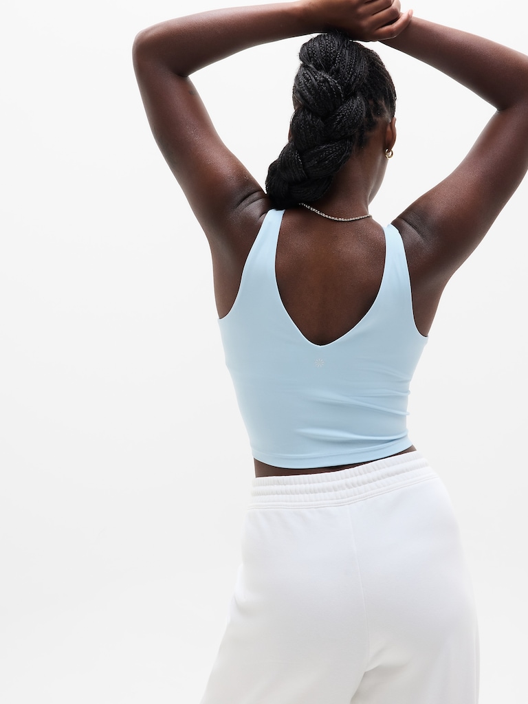 Transcend V-Neck Crop Sports Bra A-C