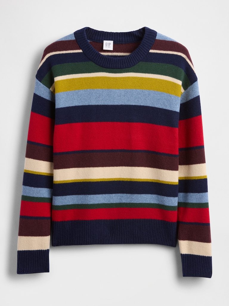 Kids CashSoft Relaxed Crewneck Sweater
