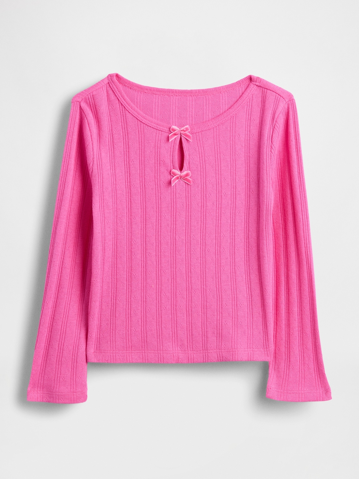 Baby & Toddler Pointelle Bow Top