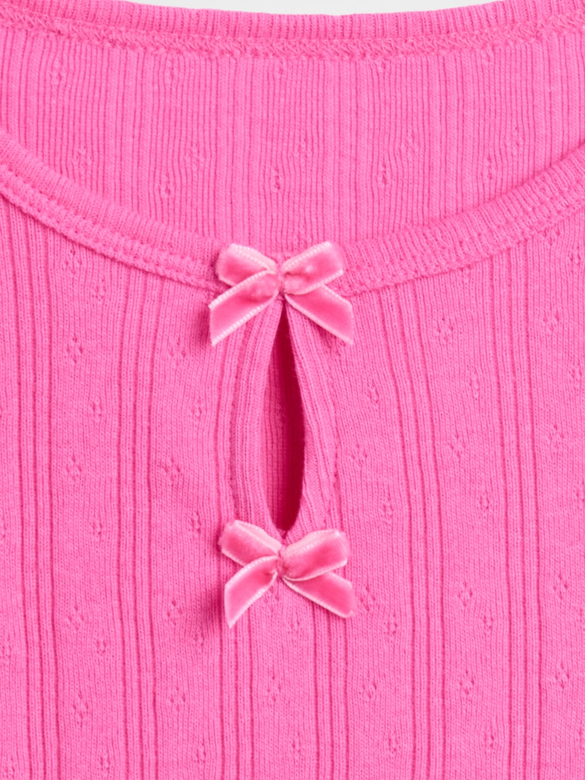 Baby & Toddler Pointelle Bow Top