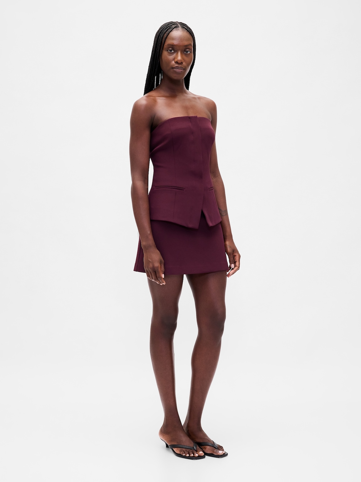 Strapless BiStretch Corset Top