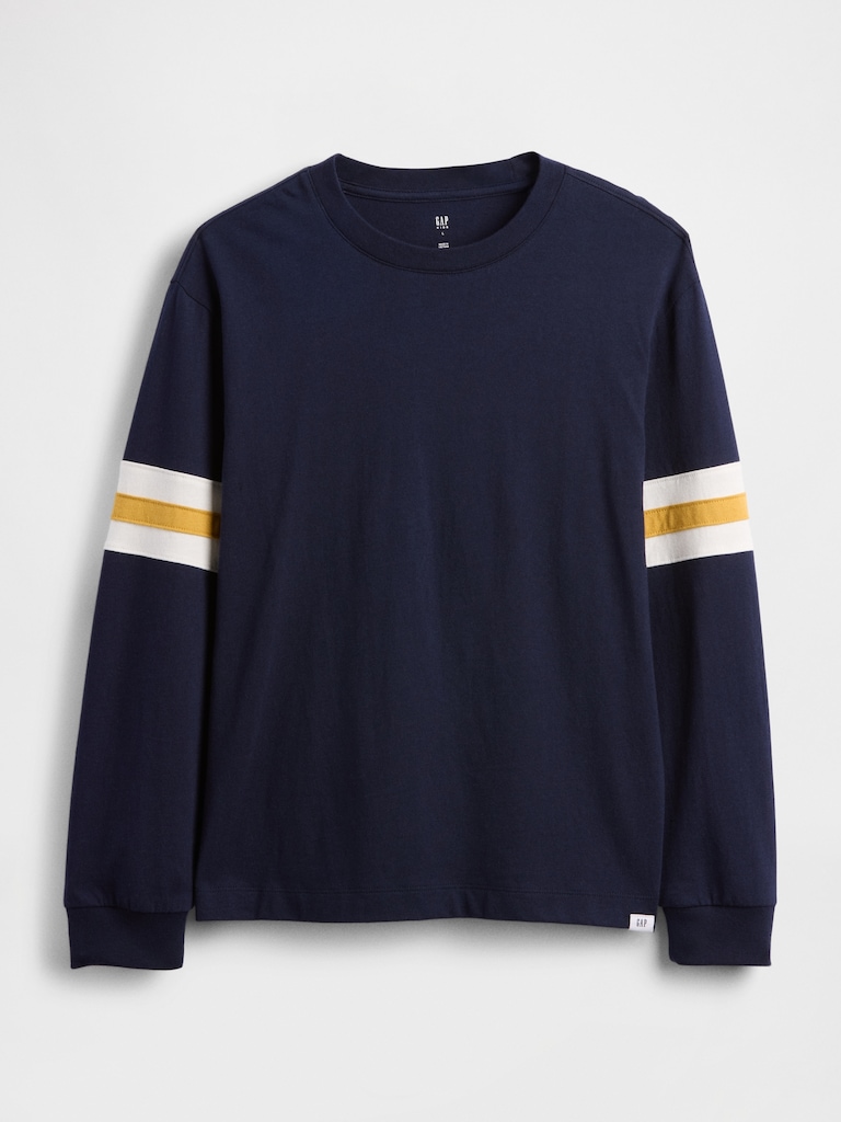 Kids Relaxed Varsity Stripe T-Shirt