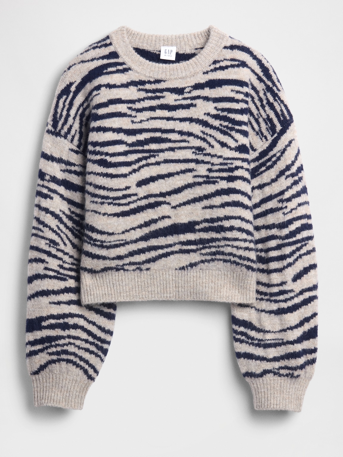 Kids Relaxed Crewneck Sweater