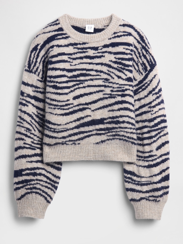 Kids Relaxed Crewneck Sweater