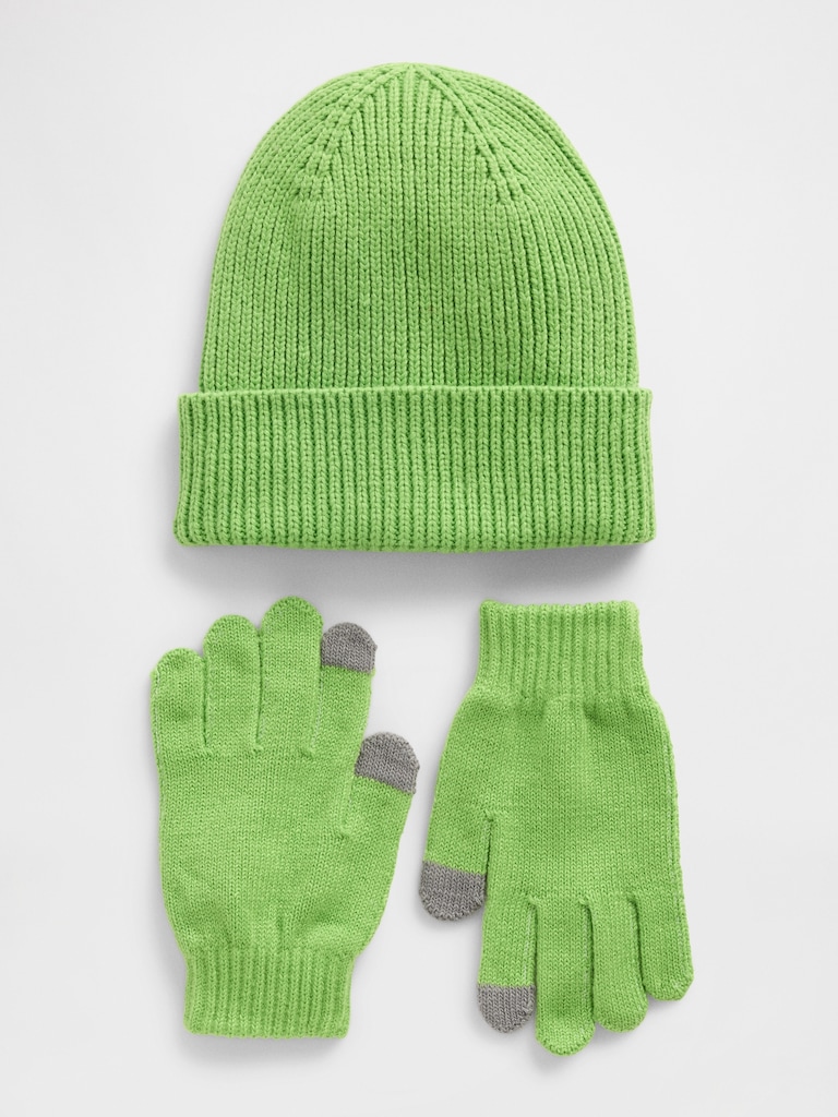 Kids Beanie & Gloves Set