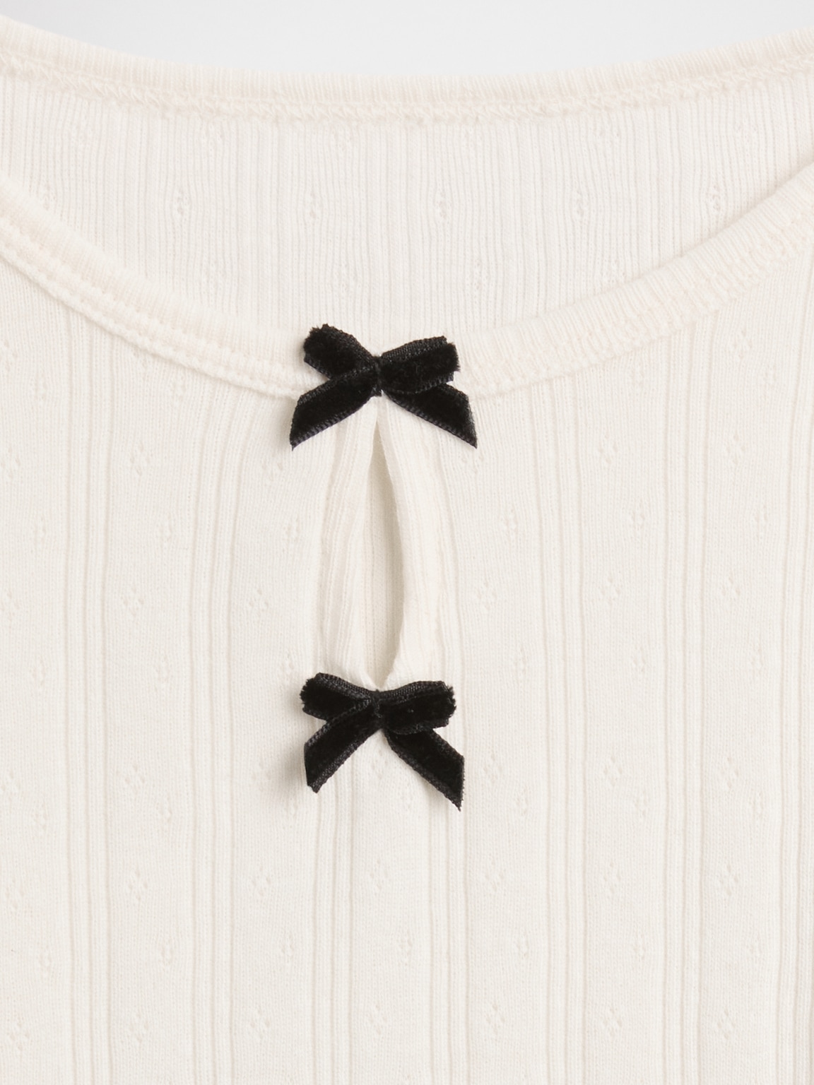 Baby & Toddler Pointelle Bow Top
