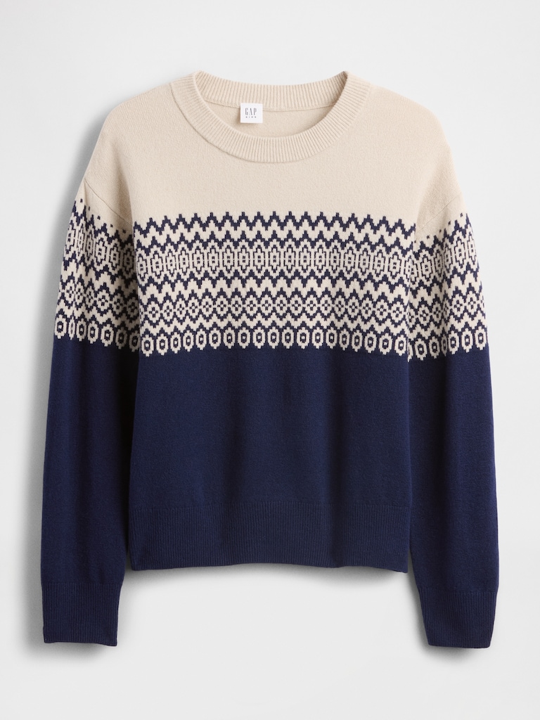 Kids CashSoft Relaxed Crewneck Sweater