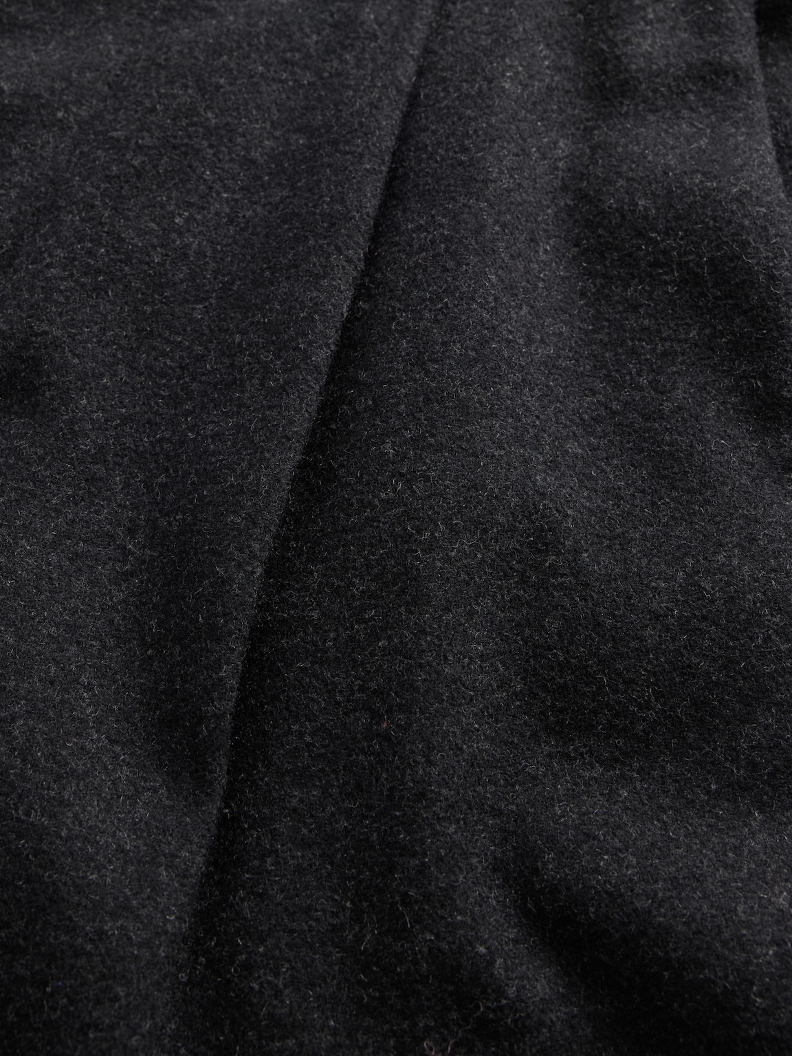 Wool-Blend Relaxed Straight Trousers