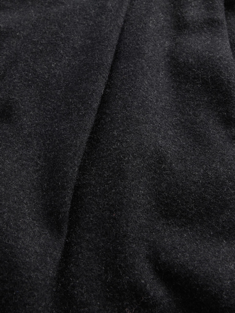 Wool-Blend Relaxed Straight Trousers