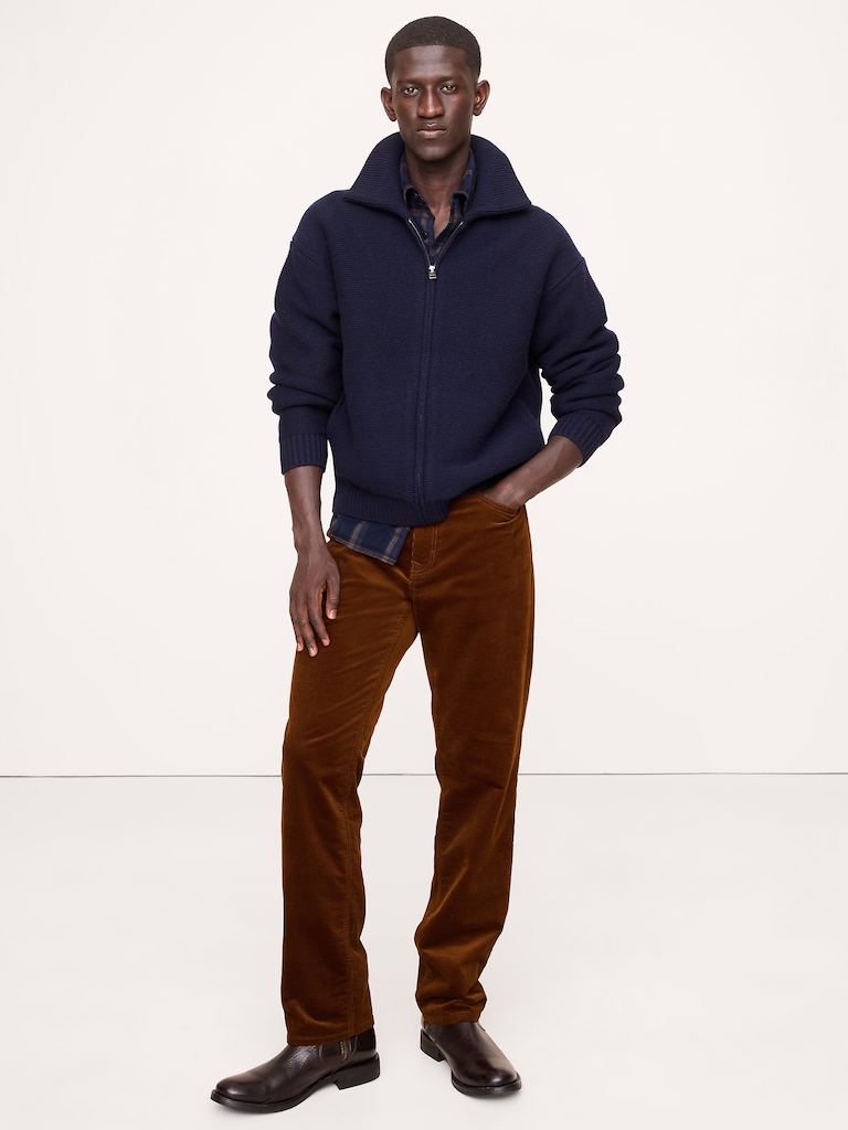 Straight Stretch-Corduroy Traveler Pant