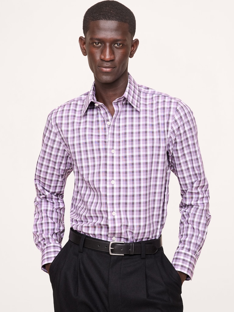 Slim-Fit Wrinkle-Resistant Dress Shirt