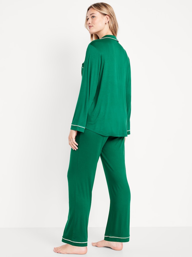 Sunday Sleep Knit Jersey Pant Set