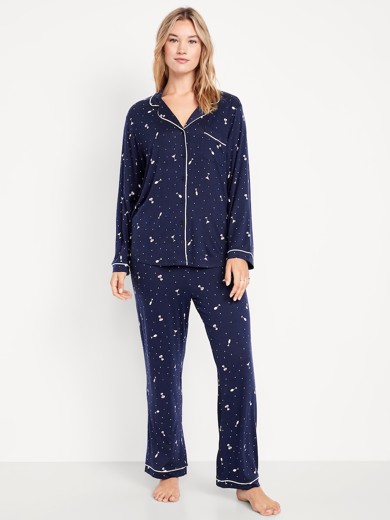 Sunday Sleep Knit Jersey Pant Set