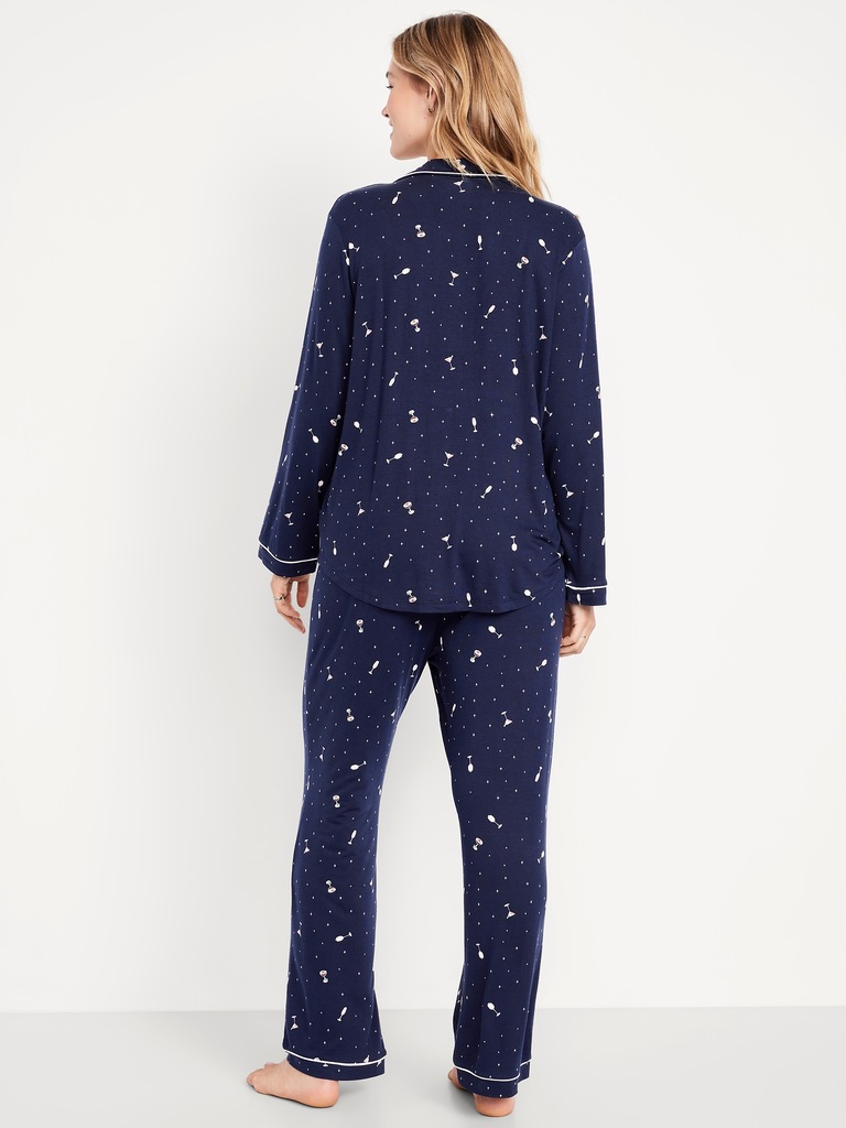 Sunday Sleep Knit Jersey Pant Set