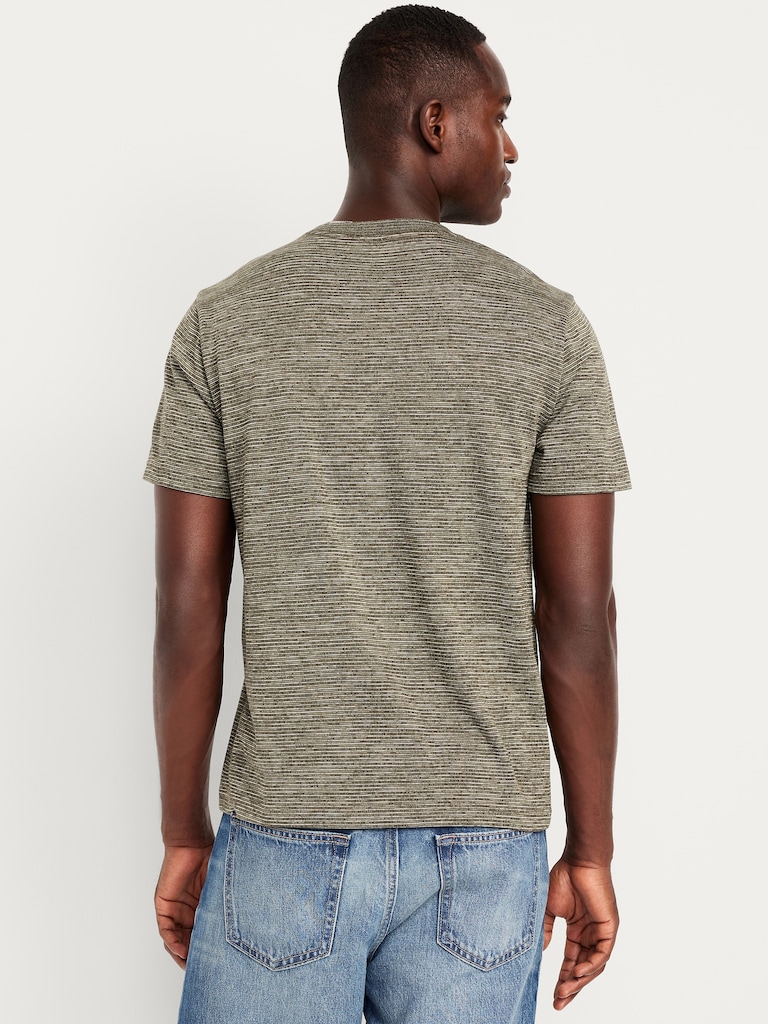 Crew-Neck Striped T-Shirt