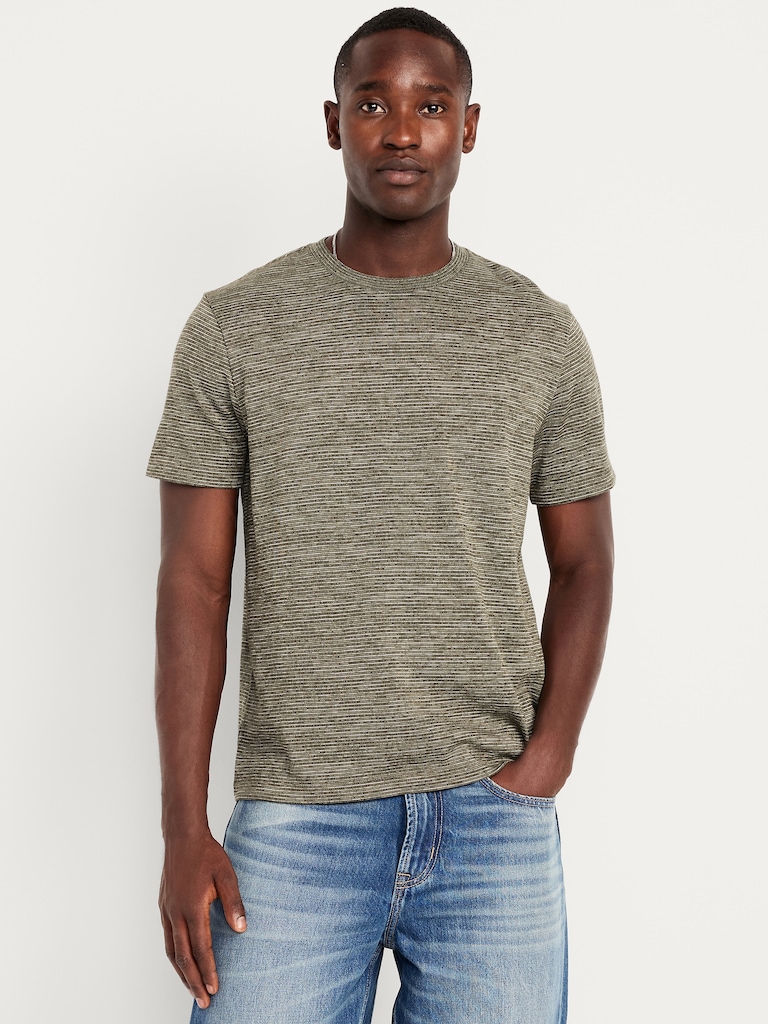 Crew-Neck Striped T-Shirt