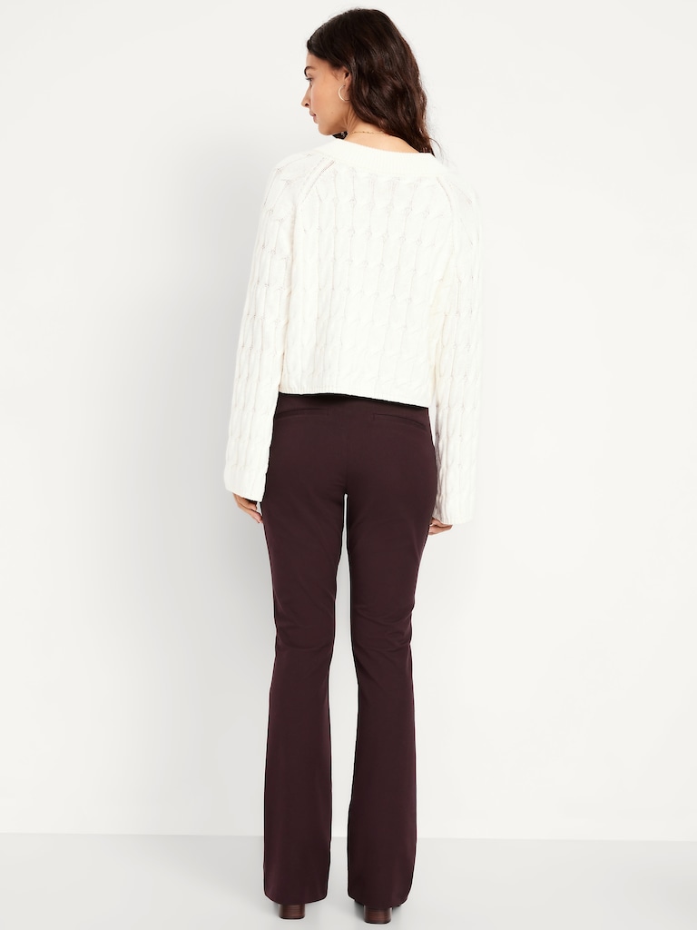 High-Waisted Pixie Flare Pants