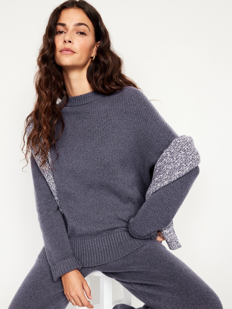 SoSoft Crew-Neck Tunic Sweater