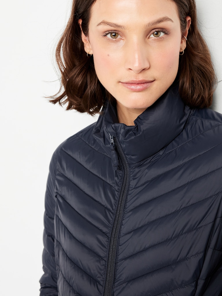 Water-Resistant Narrow-Channel Puffer Jacket